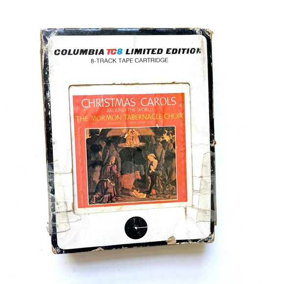 Christmas Carols Around the World MORMON TABERNACLE CHOIR 8 track tape - Picture 2 of 3
